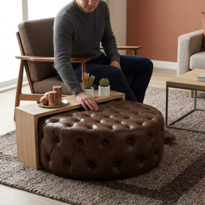 Couchtisch in stilvollem Design für die Gemütlichkeit des Wohnzimmers