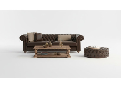 Sofa und Hocker für das Wohnzimmer Stil und Weichheit in einem