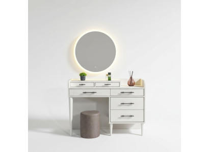 Schminktisch modern Holz Schlafzimmer Kosmetiktisch mit Spiegel