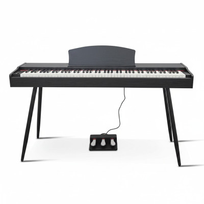 Digitální stage piano v hnědé barvě do domácnosti