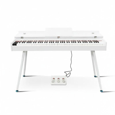 Digitální stage piano lesklá bílá