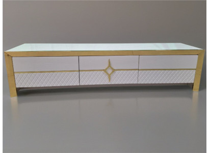Weißes Sideboard aus Holz elegantes Möbelstück mit großzügigem Stauraum Sofort