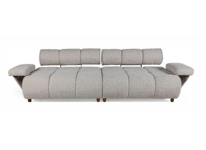 Beiger 3-Sitzer-Sofa Stoff-Polstersofa Hochwertige Möbel für das Wohnzimmer