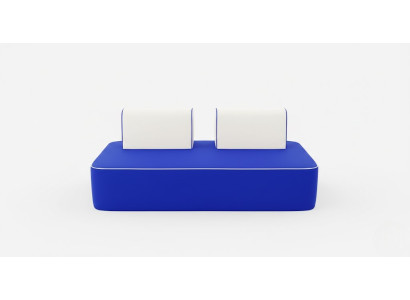 2-Sitzer-Sofa Wasserabweisender Stoff Modernes Design  Glatte Ecken