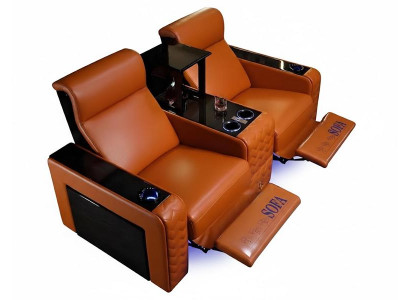2-Sitzer Relaxsessel Modernes Design Sessel mit USB-Ladeanschluss