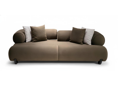 Neu 3-Sitzer-Sofa Braun Farbe Modernes Design Minimalistisch-moderner Stil