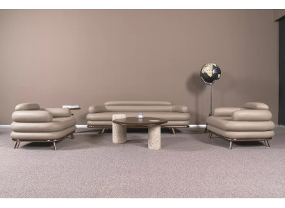 Braune Couchgarnitur Moderne Sofas Designer Sitzsessel Couchtisch