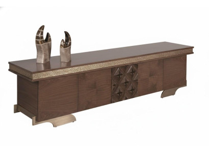 TV-Lowboard Braun Holz – Modernes Design und Stauraum