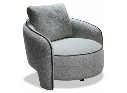 Sessel Weiß Farbe Modernes Design Lounge-Sessel Minimalistischer Stil
