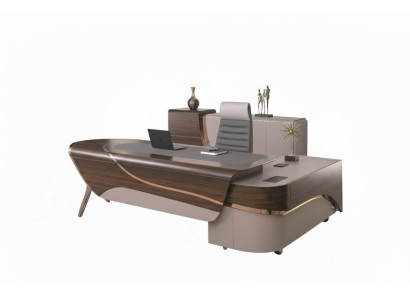 Stilvolles Büro-Set Exklusiver Schreibtisch Designer Sideboard 2tlg