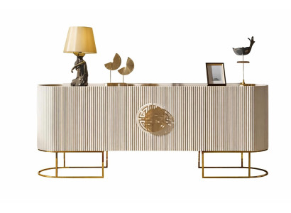 Modernes Sideboard mit klaren Linien und minimalistischem Design