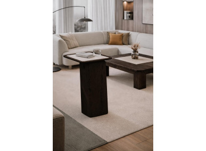 Kompakter Ablagetisch Designer Beistelltisch Wohnzimmer Holztisch