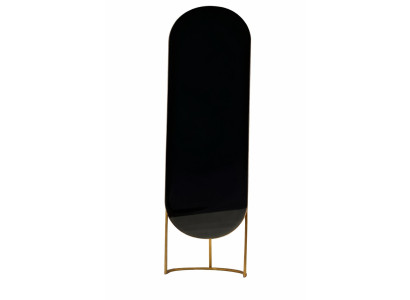 Eleganter Standspiegel mit goldenen Akzenten und modernem Design