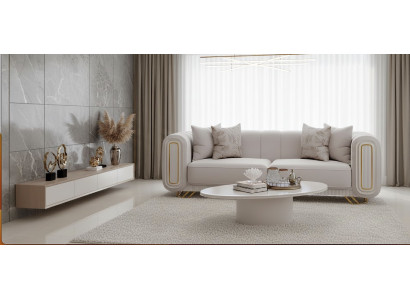 Stilvolles Sofa Set mit passendem Couchtisch für Ihr Zuhause