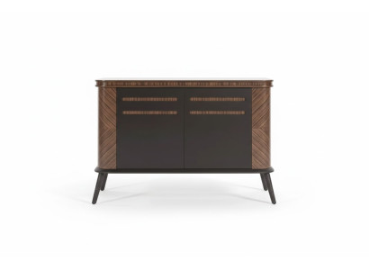 Beistelltisch Minimalistischer Stil Dunkelbraune Farbe Holzrahmen