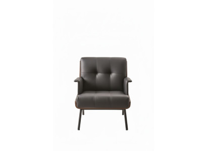 Stilvoller Sessel Minimalistischer Stil Modernes Design Holzgestell