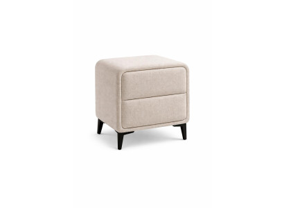 Nachttisch Moderner Stil Beige weiche Polsterung Elegantes Design
