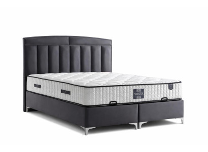 Bett mit Matratze Moderner Stil Bett mit Stauraum Weiche Polsterung