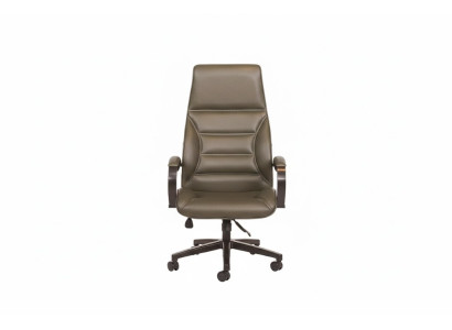 Moderner Chefsessel Metallgestell Stilvolles Design Farbe Braun