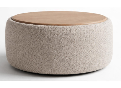 Couchtisch Moderner Stil Hellbraune Farbe Holzoberfläche Holzbeine Neu