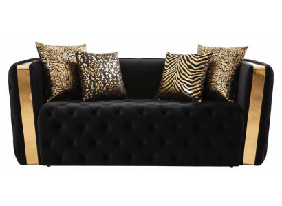 2-Sitzer-Sofa Stil modern Farbe schwarz beige weich bequem Sofa neu