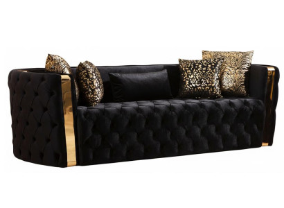3-Sitzer-Sofa Stil modern Farbe schwarz beige weich bequem Sofa neu