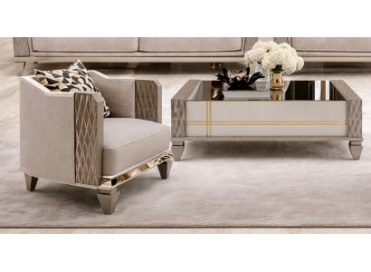 Sessel und Couchtisch Set für modernes Wohnzimmer