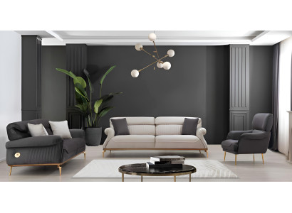 Zwei Sofas und ein Sessel für Ihr Zuhause. Hochwertige Möbel für modernes Wohnen