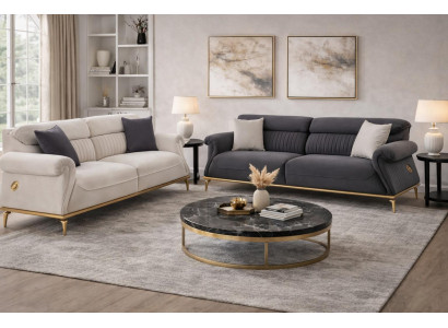 Zwei elegante Sofas für Ihr Wohnzimmer Stil und Komfort in einem Möbelstück