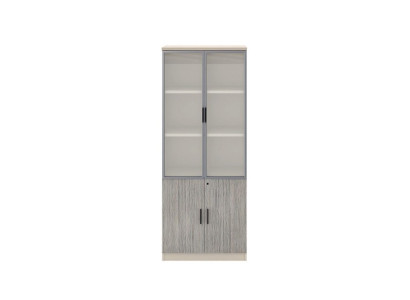 Moderner Grauer Designer Büroschrank Geräumiger Schrank für Dokumente