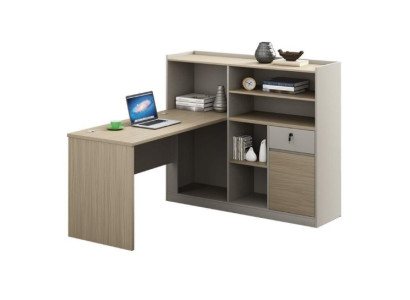 Moderner Eckschreibtisch für Büro Designer Geräumiger Bürotisch