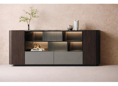 Sideboard aus Holz und Metall für stilvolle und funktionale Räume Hochwertige