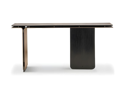 Rechteckigher Designer Konsolentisch Schwarzer Ablagetisch Edle Möbel