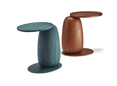 Stylischer Couchtisch-Set Designer Ovaler Kaffeetisch Edler Sofatisch