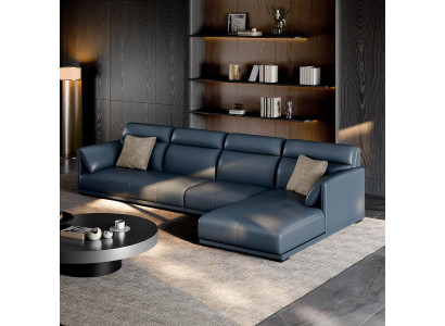 Ecksofa Modern Bequem Komfortabel Designermöbel Leder Weiches Sofa