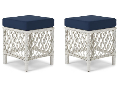 Modernes Hocker Doppelpack stilvoll und komfortabel für Zuhause