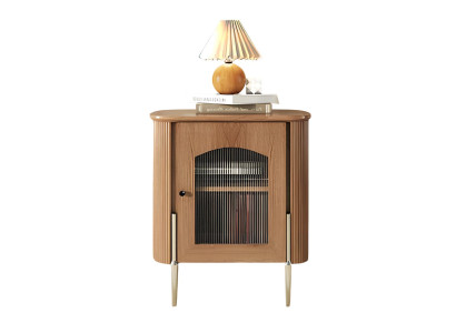 Design Nachttisch Holz Modern Elegant Schlafzimmer Nachtschrank