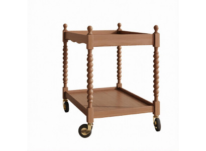 Moderner Teewagen Holz Stilvoller Servierwagen Küche & Wohnzimmer