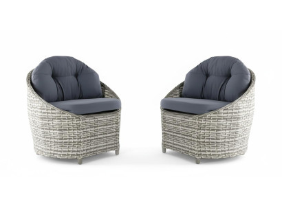 Sessel Grau Farbe Stil Modern Weicher Sessel Metallrahmen Stoff Neu