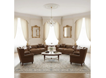Stilvolles Wohnzimmer Set: 3+3+1+1-Sitzer für Ihren Komfort
