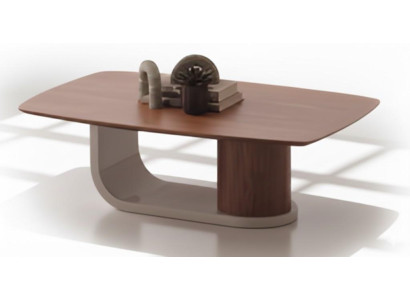 Designer Couchtisch Massivholz-Optik Modern Minimalistisch Elegant