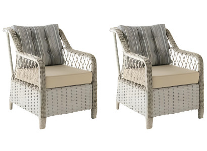 Sessel Farbe Beige Grau Stil Modern Metallrahmen Weicher Sessel Neu