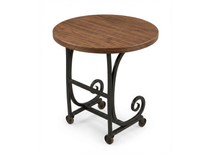Beistelltisch Modern Braun Designer-Beistelltisch Holz Komfortable
