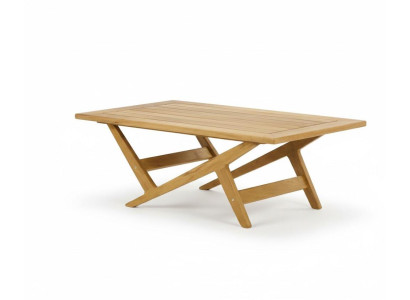 Garten-Couchtisch Moderner Stil Beigefarben Aus Holz Stabil Langlebig