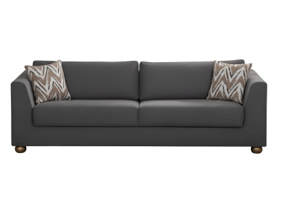Neu 3-Sitzer-Sofa Holzrahmen Modernes Interieur Minimalistischer Stil