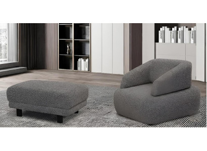 Elegante Sessel und Hocker für Ihr Wohnzimmer im minimalistischen Design