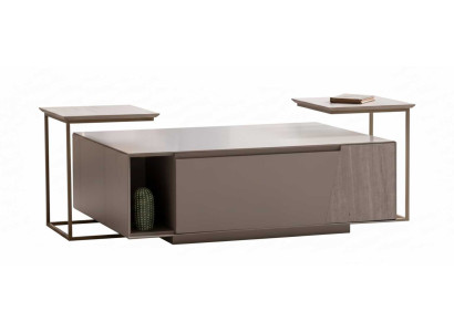 Couchtisch Stil modern Farbe beige quadratisch Holz neu Wohnzimmer