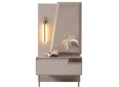 Schlafzimmer Nachttisch Modern Mit Polsterung Und Stauraum