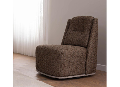 Braunes Designer-Sessel modernes Sitzmöbel für Lounge