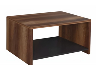 Eleganter Couchtisch Moderner Stil Braun, Schwarz Holzrahmen